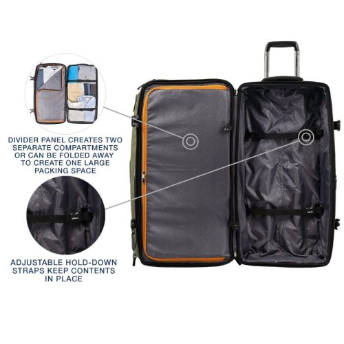 Bold by Travelpro 30 Drop Bottom Rolling Duffel 17