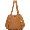 Piel Leather Convertible Buckle Backpack/Shoulder Bag