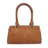 Piel Leather Double Handle Handbag