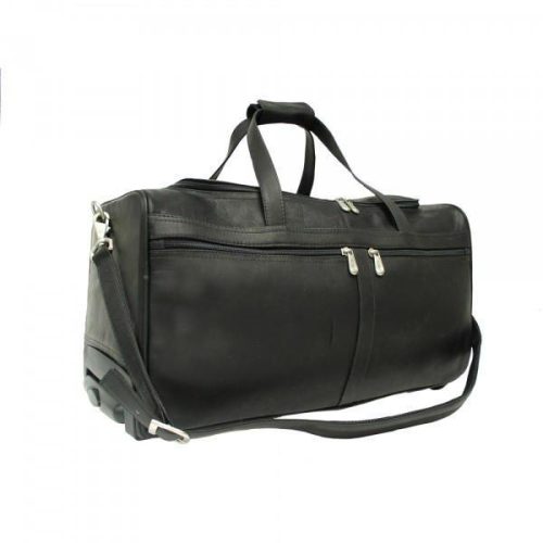 Piel Leather Duffel On Wheels