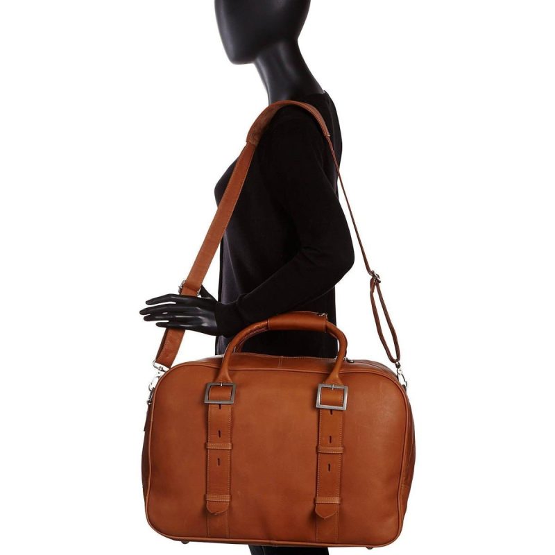 Piel Leather Elite Carry On Duffel 7