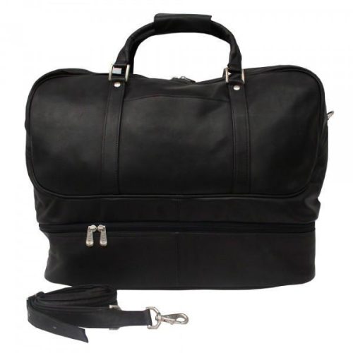 Piel Leather False-Bottom Sports Bag