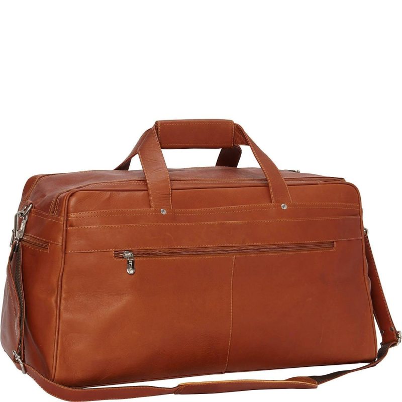 Piel Leather Hidden Pocket Duffel