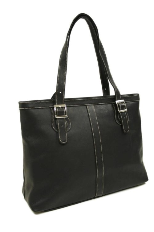 Piel Leather Ladies Laptop Tote