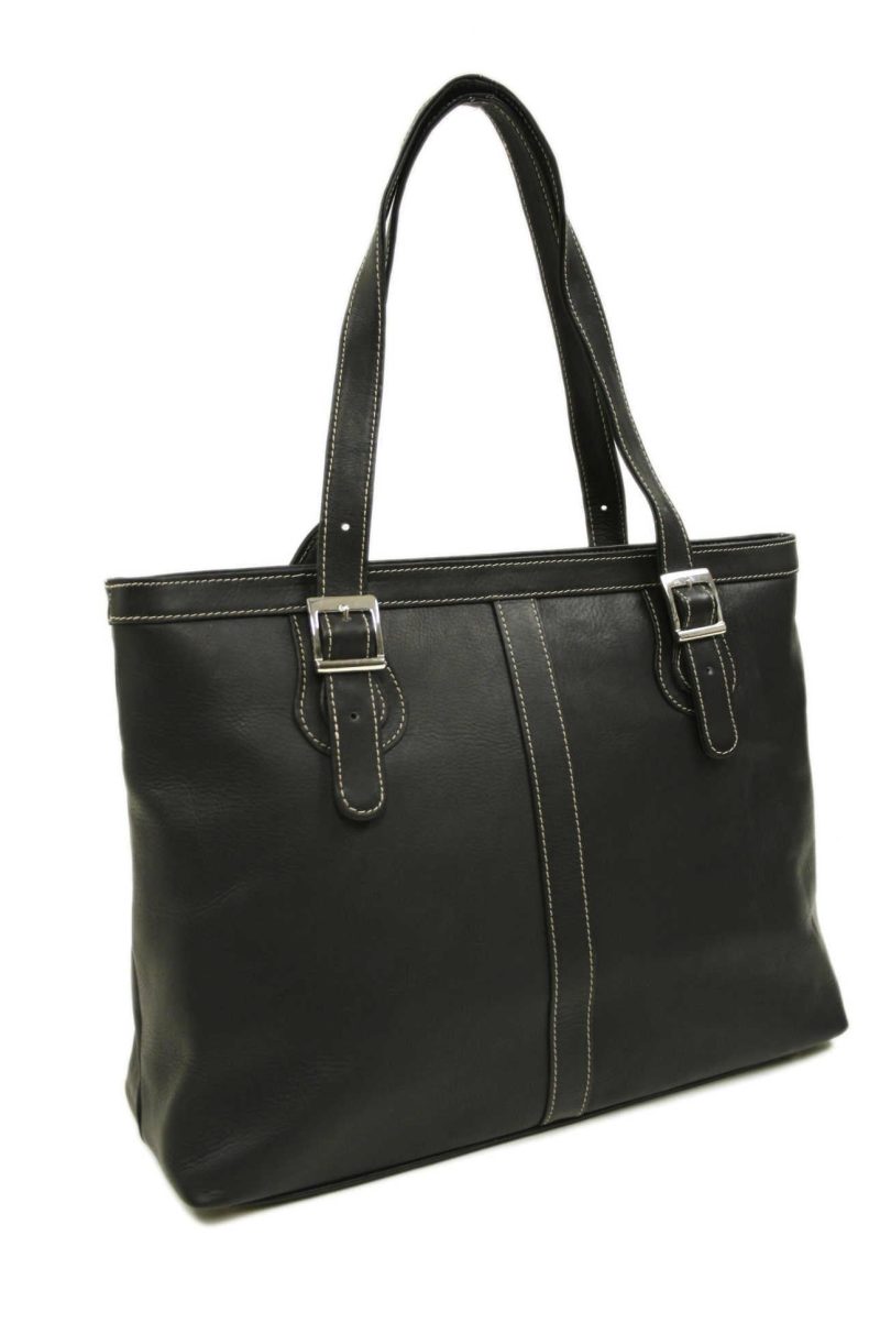 Piel Leather Ladies Laptop Tote