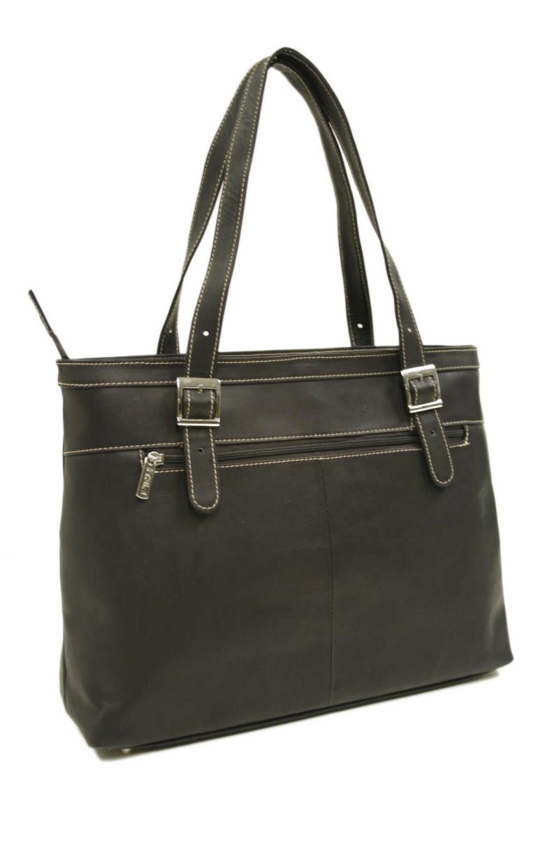 Piel Leather Ladies Laptop Tote