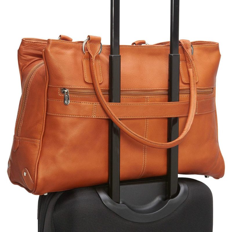 Piel Leather Laptop Travel Tote 9