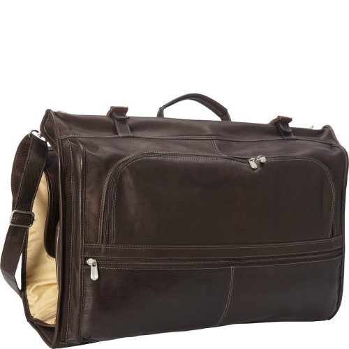 Piel Leather Tri-Fold Garment Bag