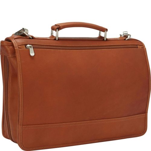 Piel Leather Two-Section Expandable Laptop Portfolio