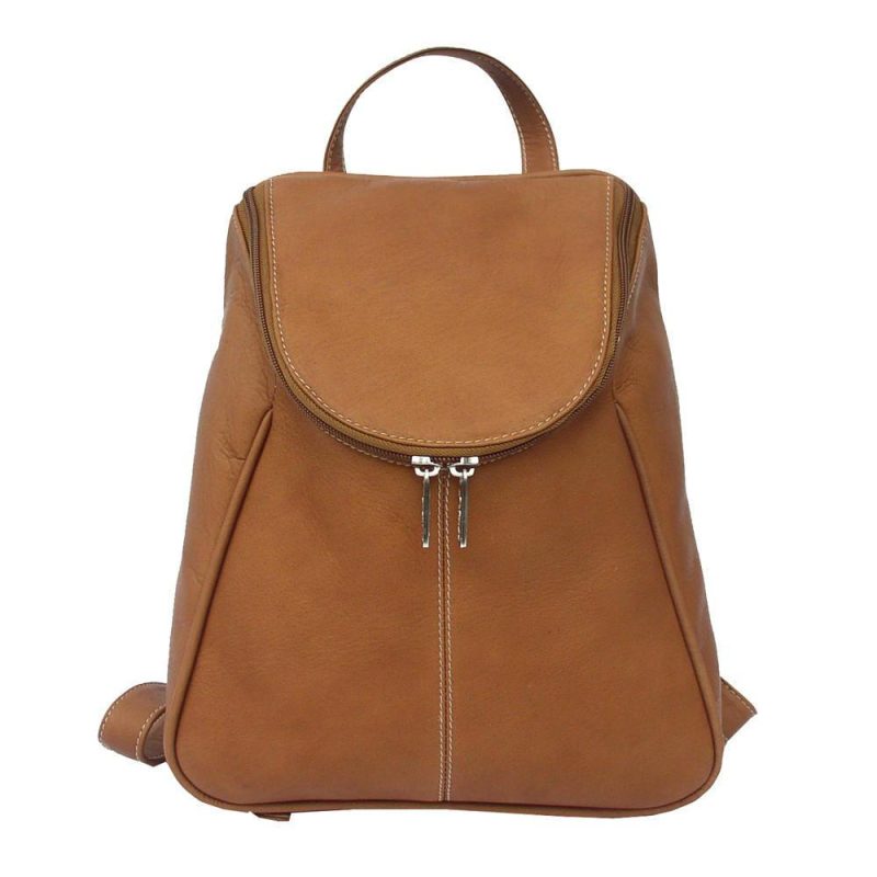 Piel Leather U-Zip Backpack