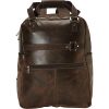 Piel Leather Vintage Laptop Carry-All/Convertible Backpack