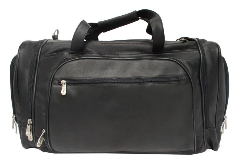 Piel Multi-Compartment Duffel Bag