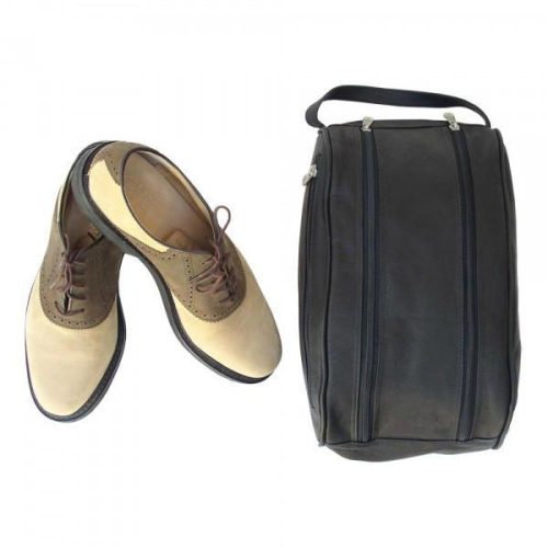 piel leather double compartment shoe bag 3