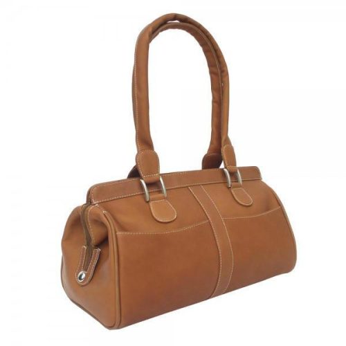 piel leather double handle handbag 7