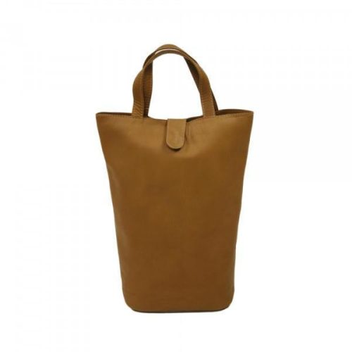 piel leather double wine tote 5