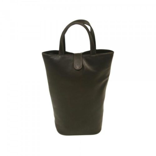 piel leather double wine tote 6