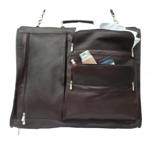 piel leather executive expandable garment bag 4