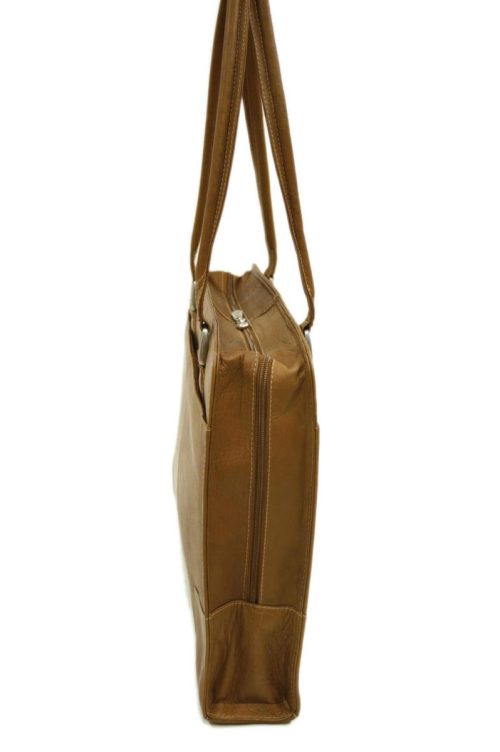 piel leather laptop shoulder tote 3