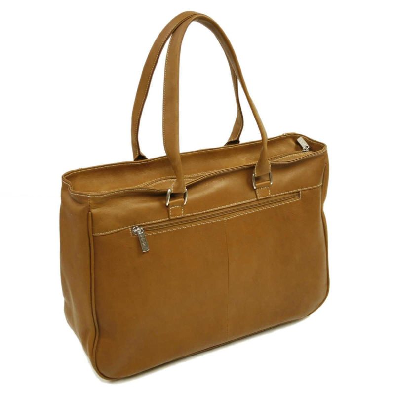 piel leather shoulder buckle tote 5