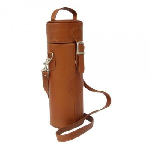 piel leather single deluxe wine carrier 3