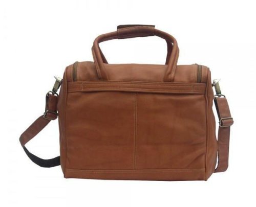 piel leather small computer carry all bag 8