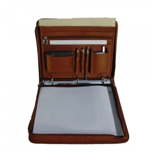 piel leather three ring binder 2