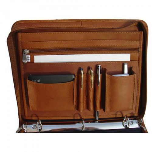 piel leather three ring binder 5